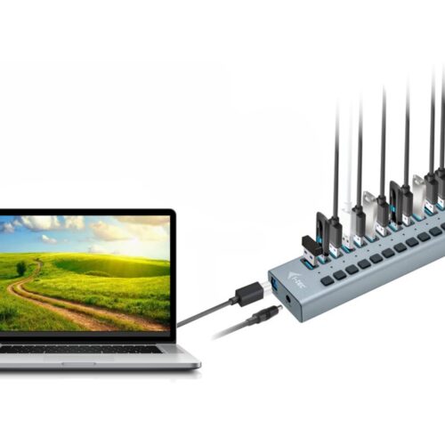 I-TEC USB 3.0 Charging HUB 13port port with external power adapter 60W 13xUSB charging port forTablets Notebooks Ultrabooks PC