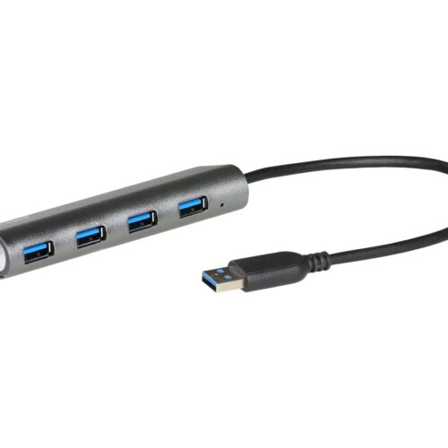 I-TEC USB 3.0 Metal Charging HUB 4 Port with power adaptor 4xUSB charging port. For Tablets Notebooks Ultrabooks PC