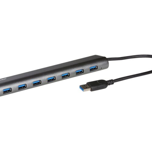 I-TEC USB 3.0 Metal Charging HUB 7 Port with power adaptor 7xUSB charging port. For Tablets Notebooks Ultrabooks PC