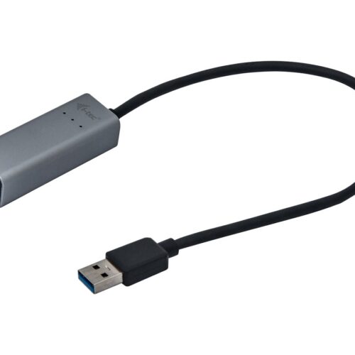 I-TEC USB 3.0 Metal Gigabit Ethernet Adapter 1xUSB 3.0 to RJ-45 LED for Notebook Tablet PC Windows Mac Linux Android