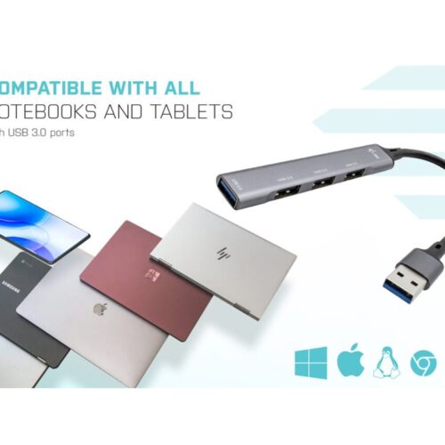 I-TEC USB 3.0 Metal HUB 1x USB 3.0 3x USB 2.0 without power adapter