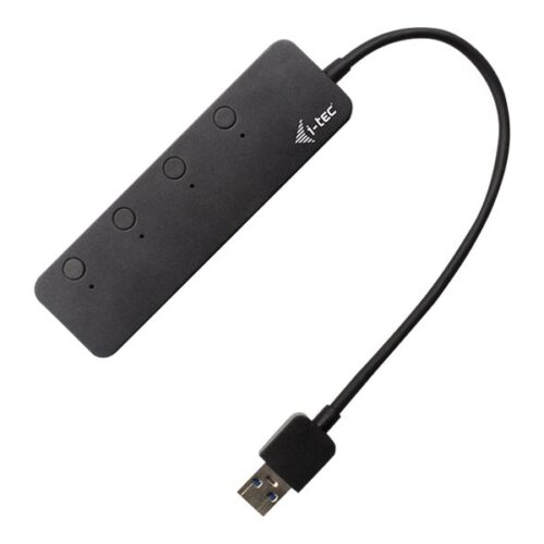 I-TEC USB 3.0 Metal HUB 4 Port with individual On/Off Switches 4xUSB 3.0 port with quick charging support BC 1.2