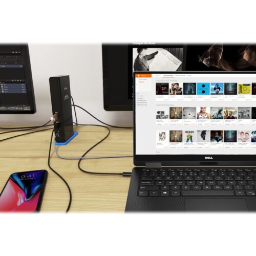 I-TEC USB 3.0/USB-C Dual HDMI Docking Station 2xHDMI 1xGLAN 2xUSB 3.0 4xUSB 2.0 1xAudio 1xMic