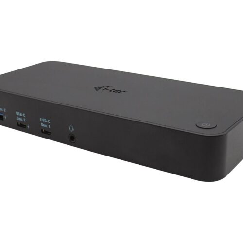 I-TEC USB 3.0/USB-C/Thunderbolt 3x 4K Docking Station 3xHDMI 2xDP GLAN 2xUSB-C 2xUSB 3.0 3.5mm Combo Audio/Mic PD 100W
