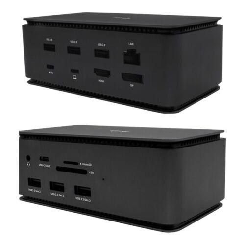 I-TEC USB 4.0 Metal Docking station Dual 4K HDMI DP PD 80 W