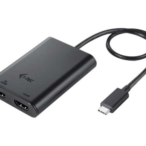 I-TEC USB-C Dual 4K/60Hz single 8K/30Hz HDMI Video Adapter 2x HDMI Port
