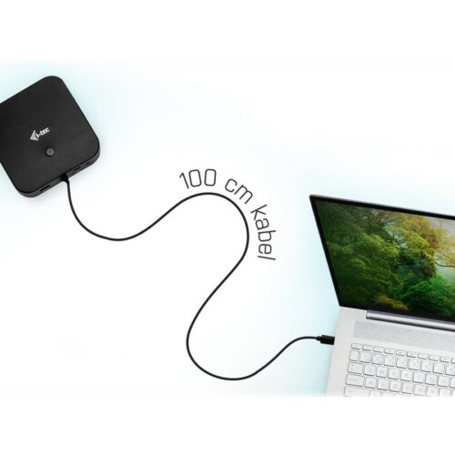 I-TEC USB-C Dual Display MST DS 1xDP 1xHDMI 1xGLAN 3xUSB 3.0 2x USB 2.0 1xUSB-C-Datei 1xAudio/Mic Jack 1x100W USB-C PD