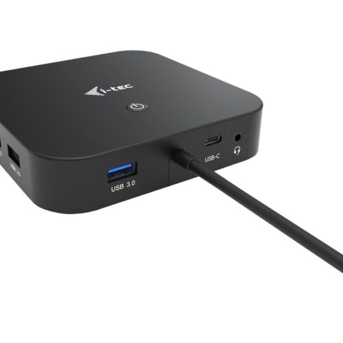 I-TEC USB-C Dual Display MST DS 1xDP 1xHDMI 1xGLAN 3xUSB 3.0 2x USB 2.0 1xUSB-C-Datei 1xAudio/Mic Jack 1x100W USB-C PD