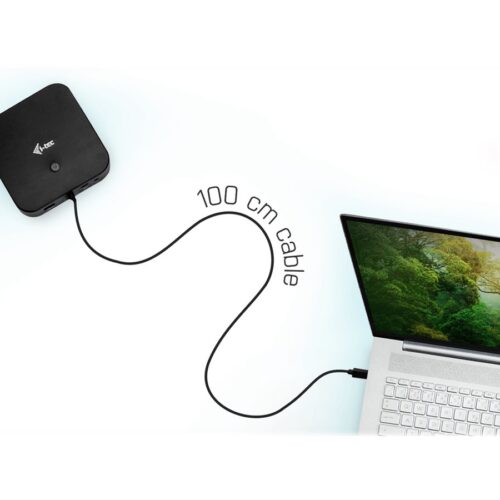 I-TEC USB-C Dual Display MST DS 1xDP 1xHDMI 1xGLAN 3xUSB 3.0 2xUSB 2.0 1xUSB-C-Datei 1xAudio/Mic Jack 1x100W USB-C PD+Charger 112W