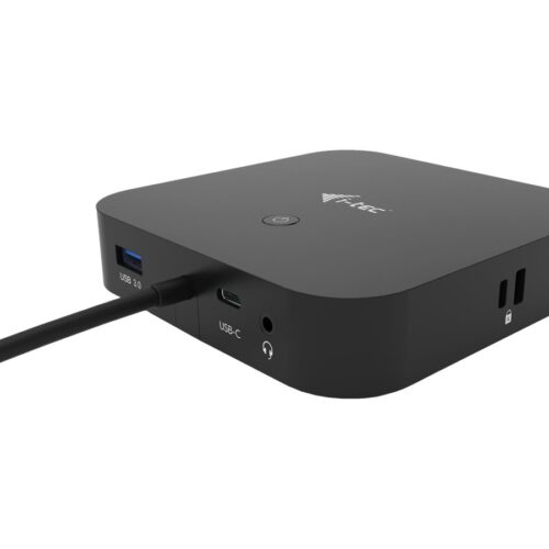 I-TEC USB-C Dual Display MST DS 1xDP 1xHDMI 1xGLAN 3xUSB 3.0 2xUSB 2.0 1xUSB-C-Datei 1xAudio/Mic Jack 1x100W USB-C PD+Charger 112W