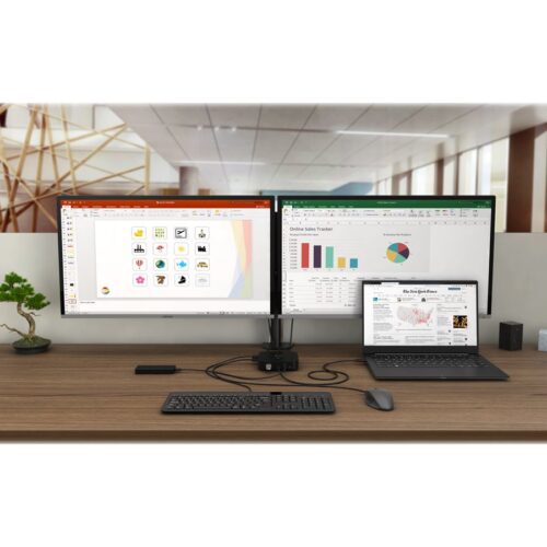 I-TEC USB-C Dual Display MST DS 1xDP 1xHDMI 1xGLAN 3xUSB 3.0 2xUSB 2.0 1xUSB-C-Datei 1xAudio/Mic Jack 1x100W USB-C PD+Charger 112W