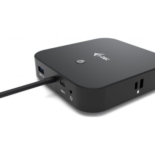 I-TEC USB-C Dual Display MST DS 2xDP 1xGLAN 3xUSB 3.1 2xUSB 2.0 1xUSB-C-DatA 1xAudio/Mic Jack 1x100W USB-C PD + Charger 112W