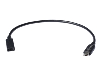 I-TEC USB C Extension Kabel 30cm up to 10Gbps Video transmission up to 4K / 60Hz Supports power supply up to 60 W