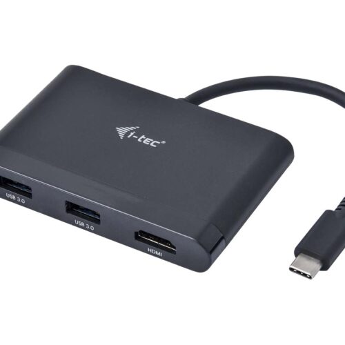 I-TEC USB-C HDMI and USB Adapter with Power Delivery 1xHDMI 4K 2xUSB 3.0 Port 1xUSB-C Power Delivery/Dataport compatible with TB3