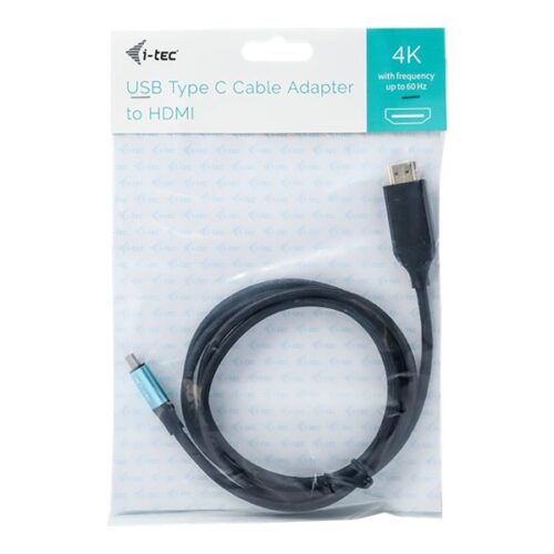 I-TEC USB C HDMI Cable Adapter 4K 60Hz 200cm compatible with Thunderbolt 3