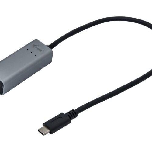 I-TEC USB-C Metal Gigabit Ethernet Adapter 1xUSB-C to RJ-45 LED compatible with Thunderbolt 3