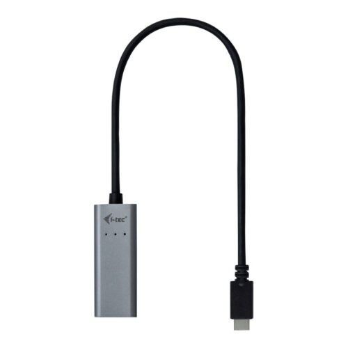 I-TEC USB-C Metal Gigabit Ethernet Adapter 1xUSB-C to RJ-45 LED compatible with Thunderbolt 3