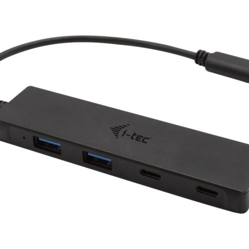 I-TEC USB-C Metal HUB 2xUSB 3.0 2xUSB-C 5Gbps without power adapter ideal for Notebook Ultrabook Tablet PC