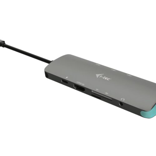 I-TEC USB C Metal Nano Docking Station 1xHDMI4K 1xSD Cardreader 1xmicroSD reader 1xGLAN 3xUSB 3.0 Port 1xUSB-C Sans Alimentation