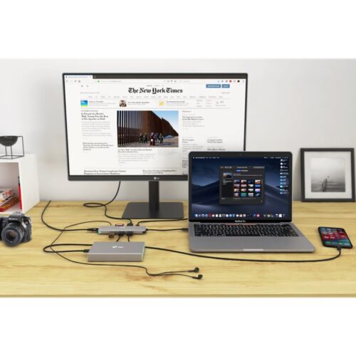 I-TEC USB C Metal Nano Docking Station 1xHDMI4K 1xSD Cardreader 1xmicroSD reader 1xGLAN 3xUSB 3.0 Port 1xUSB-C Sans Alimentation