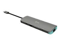 I-TEC USB C Metal Nano Docking Station 1xHDMI4K 1xSD Cardreader 1xmicroSD reader 1xGLAN 3xUSB 3.0 Port 1xUSB-C Sans Alimentation
