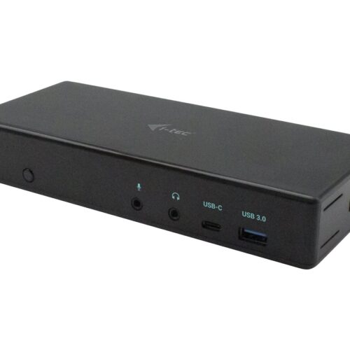 I-TEC USB-C Quattro Display Docking Station 2xDP 2xHDMI 1xGLAN 5xUSB 3.0 1xUSB-C-Data 1xAudio 1xMic 85W PD KL