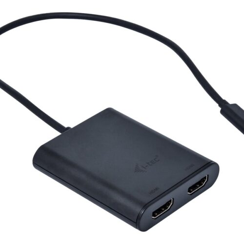 I-TEC USB C to Dual HDMI Port VideoAdapter 2xHDMI Port 4K Ultra HD compatible with Thunderbolt 3