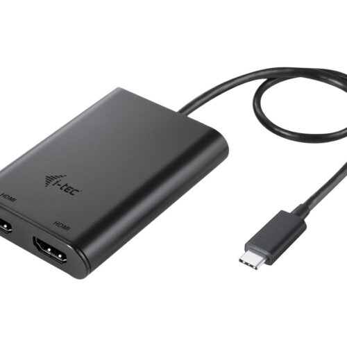 I-TEC USB C to Dual HDMI Port VideoAdapter 2xHDMI Port 4K Ultra HD compatible with Thunderbolt 3