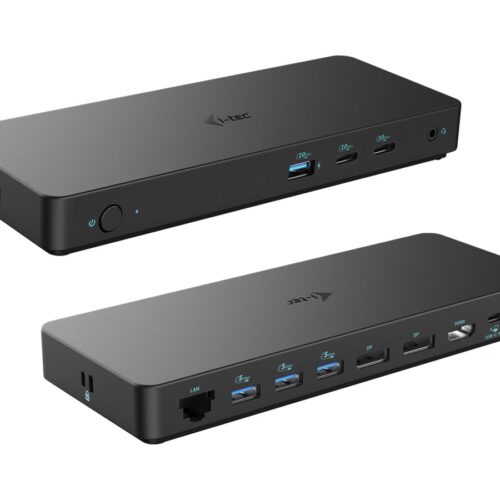 I-TEC USB-C Triple 4K Display Docking Station Gen2 2xDP 1xHDMI 1xGLAN 3xUSB 3.2 Gen1 1xUSB 3.2 Gen2 2xUSB-C Gen2 1xAudio/Mic PD100W