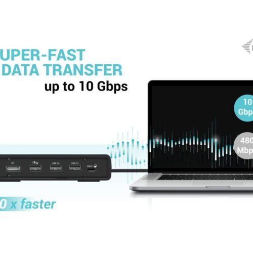 I-TEC USB-C Triple Display DS Gen2 2xDP 1xHDMI 1xGLAN 1xUSB 3.2 Gen2 2xUSB 3.2 Gen1 2xUSB-C Gen2 2xUSB 2.0 1xAudio/Mic PD100W