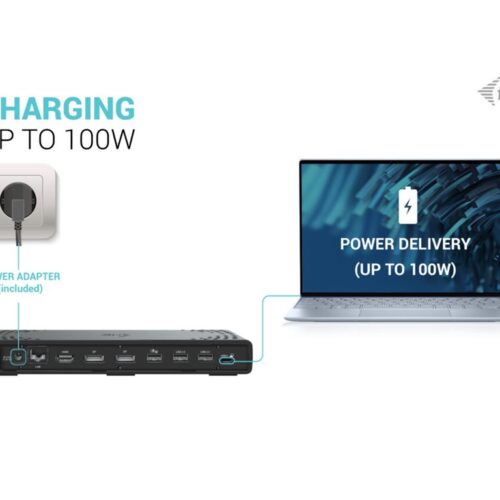 I-TEC USB-C Triple Display DS Gen2 2xDP 1xHDMI 1xGLAN 1xUSB 3.2 Gen2 2xUSB 3.2 Gen1 2xUSB-C Gen2 2xUSB 2.0 1xAudio/Mic PD100W