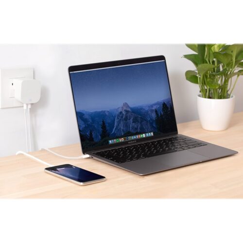 INNERGIE 45H Adaptateur secteur compact 45W – USB-C – 2 Ports Embouts de voyage UE.UK et US inclus