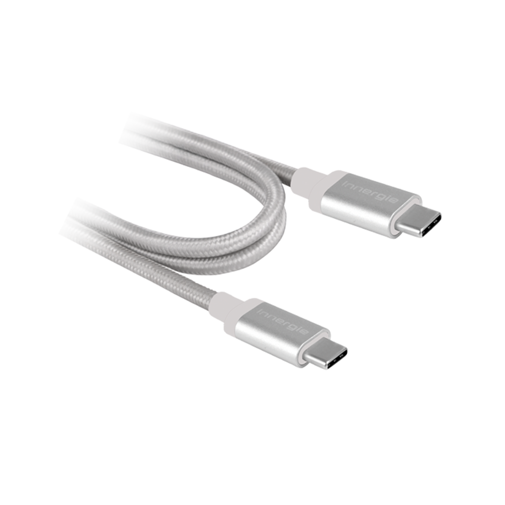 INNERGIE MagiCable USB-C vers USB-C 1m argent Charge et synchronise