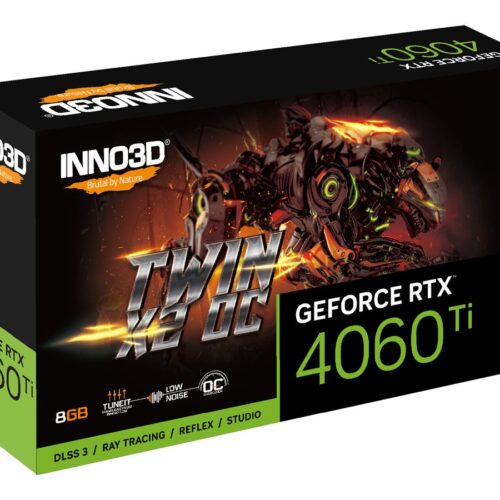 INNO3D GeForce RTX 4060 Ti Twin x2 OC 16Go GDDR6 1xHDMI 3xDP