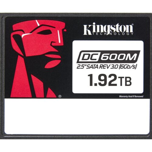 KINGSTON 1.92To DC600M 2.5p SATA3 mixed-use data center SSD for enterprise servers and NAS (VMWare Ready)