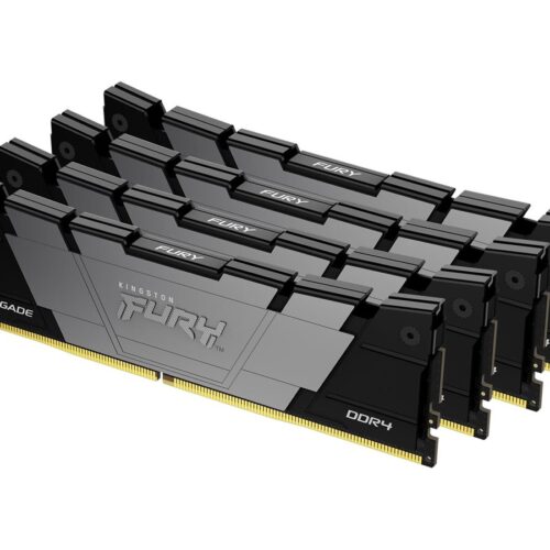 KINGSTON 128Go 3600MT/s DDR4 CL18 DIMM Kit of 4 FURY Renegade Black