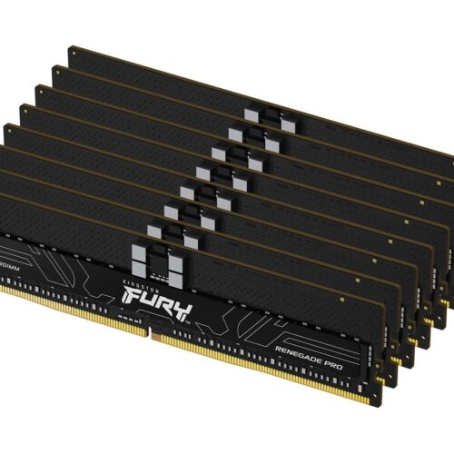 KINGSTON 128Go 6000MT/s DDR5 ECC Reg CL32 DIMM Kit of 8 FURY Renegade Pro EXPO