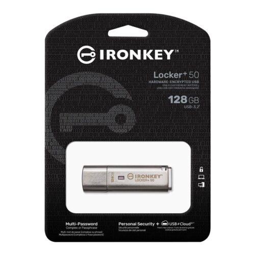 KINGSTON 128Go IKLP50 AES USB w/256bit Encryption