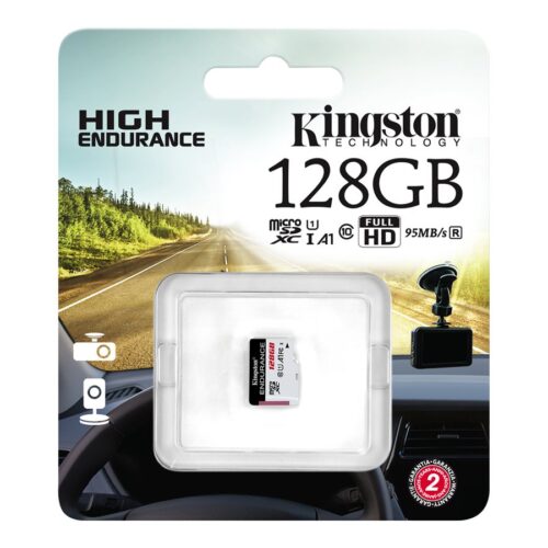 KINGSTON 128Go microSDXC Endurance 95R/45W C10 A1 UHS-I Card Only