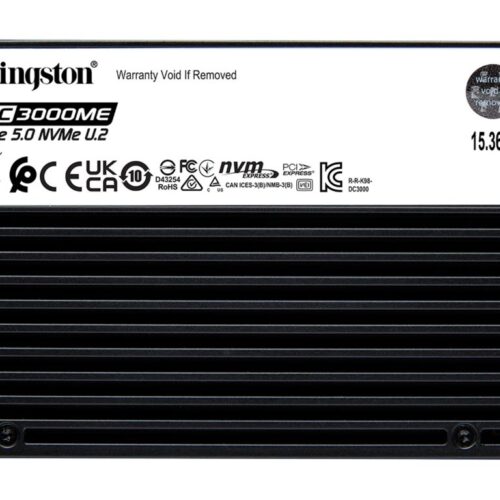 KINGSTON 15.36To DC3000ME U.2 PCIe 5.0 NVMe TCG Opal Enterprise SSD