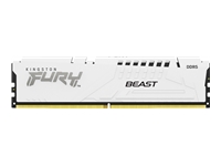 KINGSTON 16Go 6000MT/s DDR5 CL30 DIMM FURY Beast White XMP