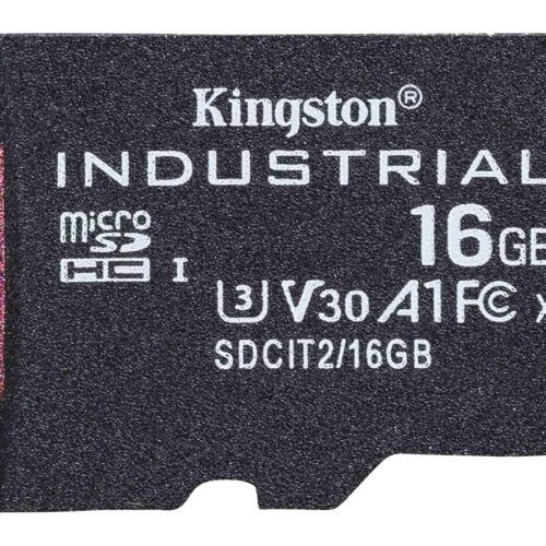 KINGSTON 16Go microSDHC Industrial C10 A1 pSLC Card Single Pack w/o Adapter