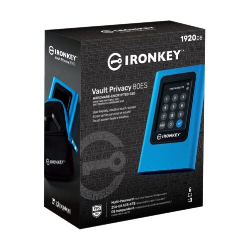 KINGSTON 1920Go IronKey Vault Privacy 80 XTS-AES 256-bit Encrypted External SSD