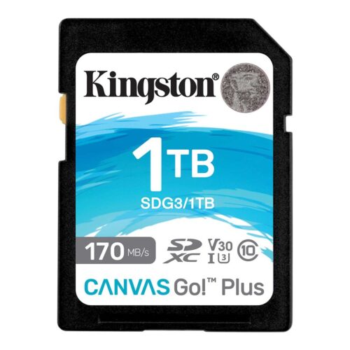 KINGSTON 1To SDXC Canvas Go Plus 170R C10 UHS-I U3 V30