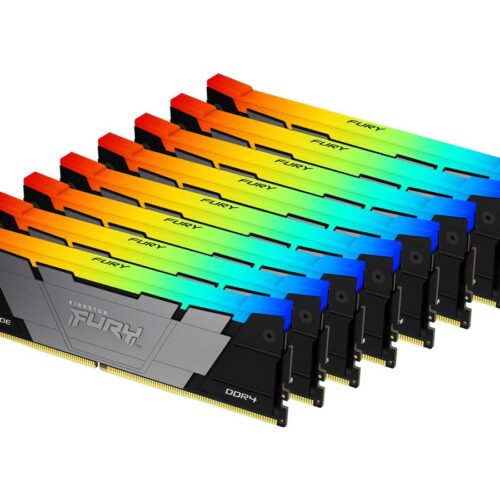 KINGSTON 256Go 3200MT/s DDR4 CL16 DIMM Kit of 8 FURY Renegade RGB