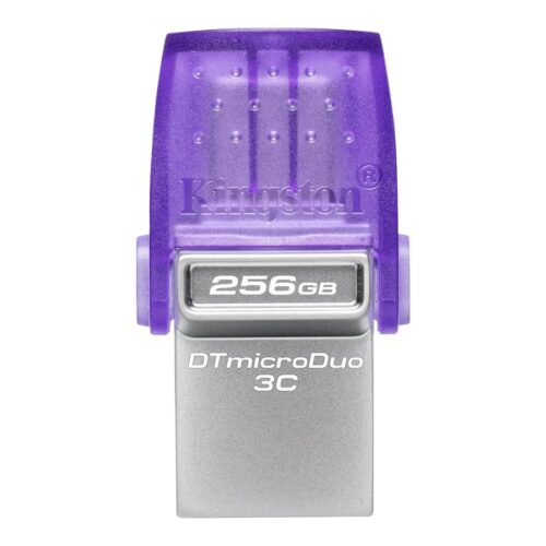 KINGSTON 256Go DataTraveler microDuo 3C 200MB/s dual USB-A + USB-C