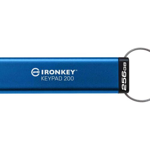 KINGSTON 256Go IronKey Keypad 200 FIPS 140-3 Lvl 3 Pending AES-256 Encrypted