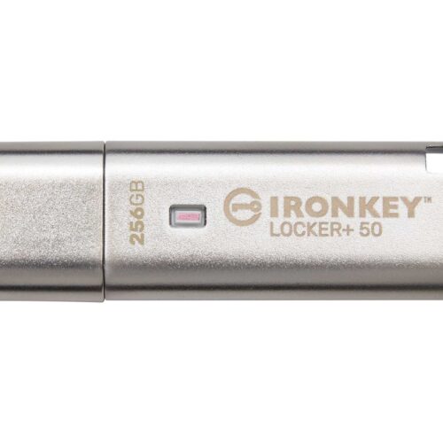 KINGSTON 256Go IronKey Locker Plus 50 AES Encryption USBtoCloud