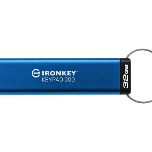 KINGSTON 32Go IronKey Keypad 200 FIPS 140-3 Lvl 3 Pending AES-256 Encrypted