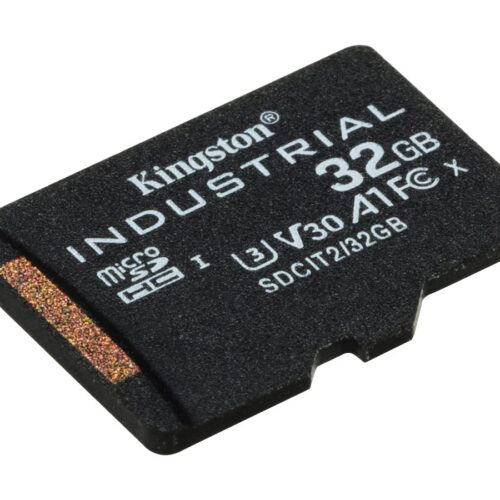 KINGSTON 32Go microSDHC Industrial C10 A1 pSLC Card Single Pack w/o Adapter
